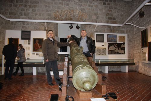 Brončani top Hipasone, u Pomorskom muzeju u Dubrovnku