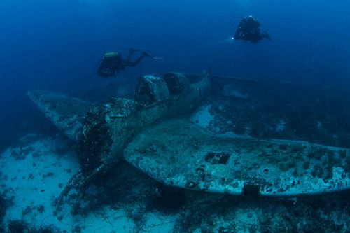 Olupina aviona Junker Ju 87-2 Stuka iz Drugog svjetskog rata, pronađen južno od otoka Žirja. Projekt: Wreck Hunters Adriatic